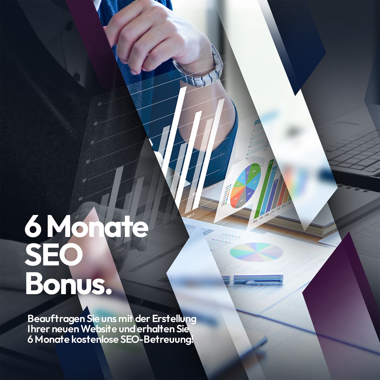 Serviceangebot: 6 Monate SEO-Bonus.
