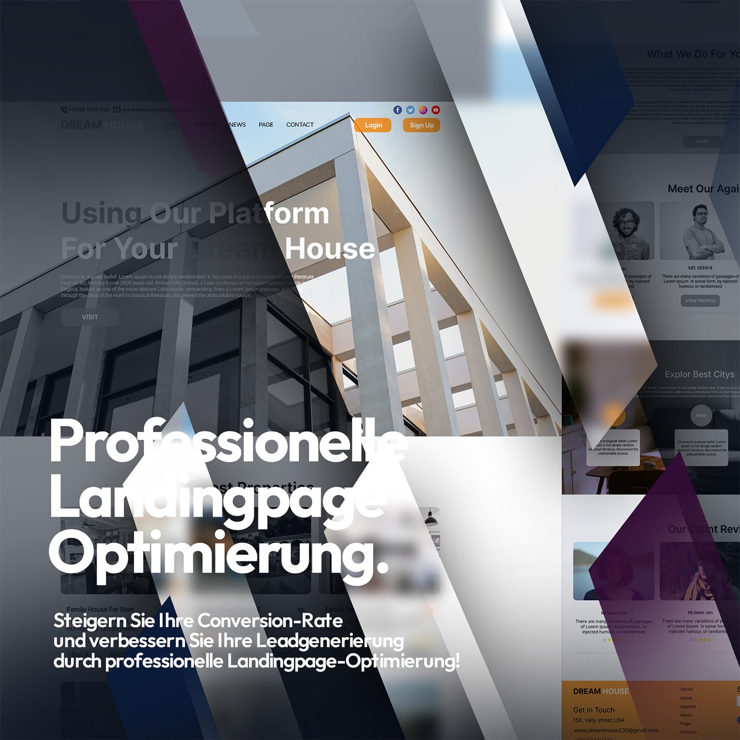 Landingpage Erstellung und Optimierung. Steigern Sie Ihre Conversion-Rate und verbessern Sie Ihre Leadgenerierung durch professionelle Landingpage-Optimierung!